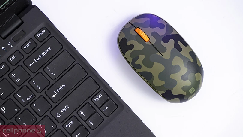 Chuột không dây Bluetooth Microsoft Camo - Điều khiển nhanh nhạy