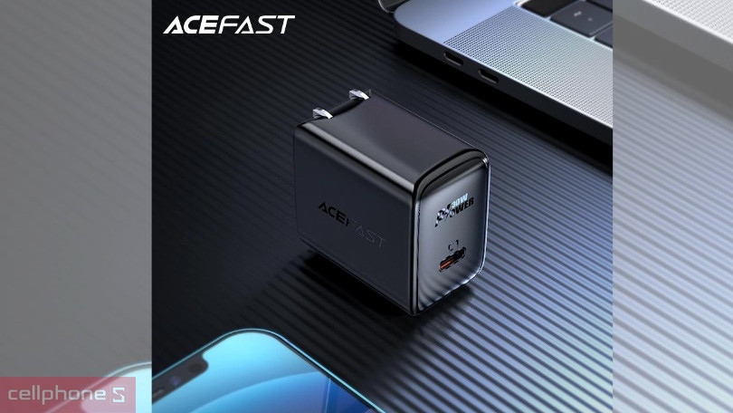 Củ sạc nhanh Acefast Gan 30W 1 cổng USB-C