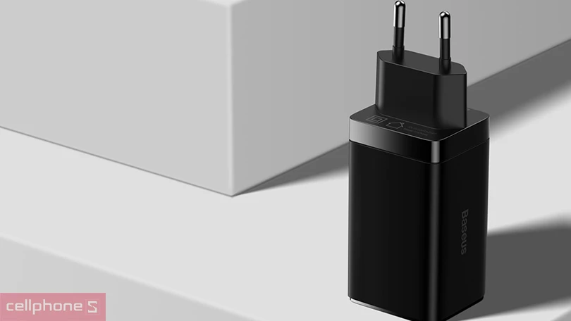 Củ sạc nhanh Baseus Gan3 Pro 2C + U 65W kèm cáp Type-C to Type-C 1M 100W