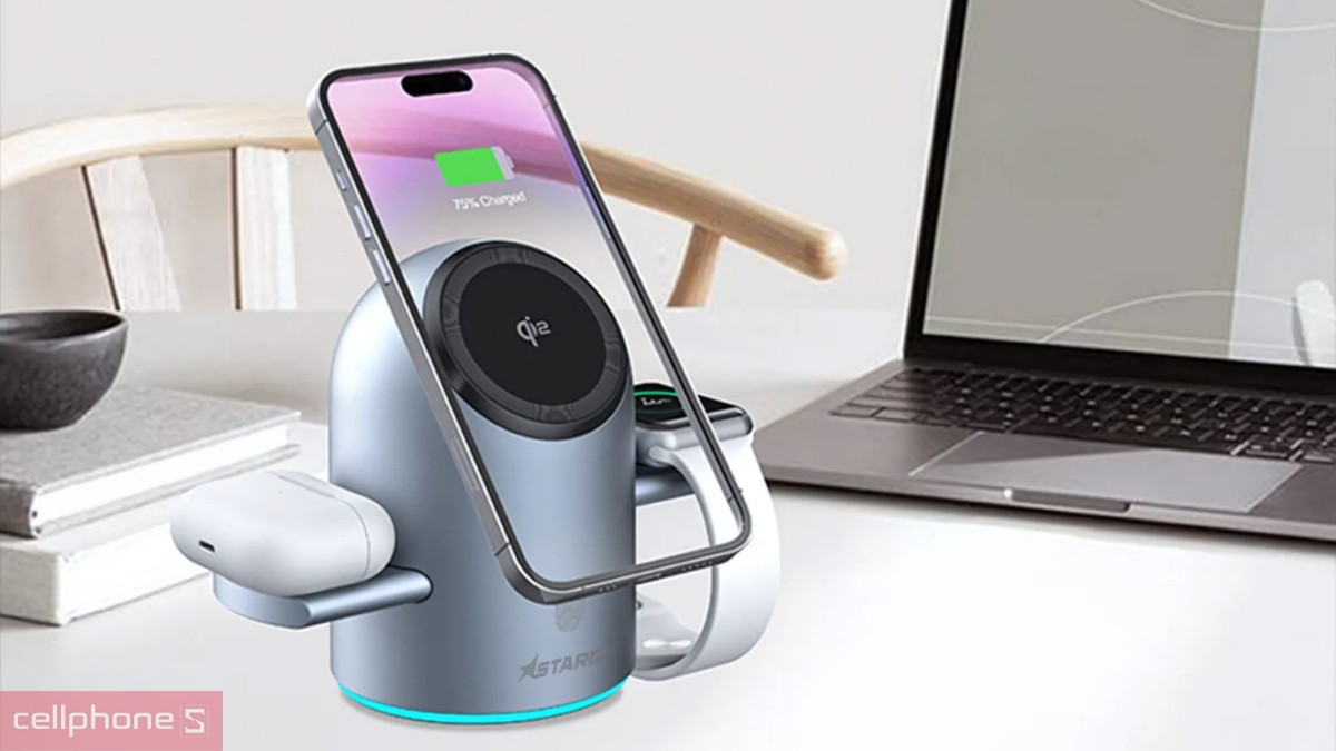 Đế sạc không dây đa năng Stargo