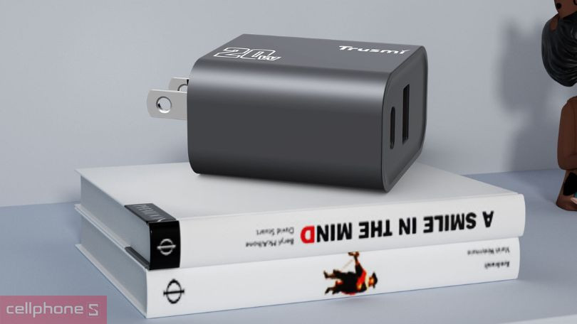 Công suất sạc nhanh Trusmi 1A + 1C PD 20W