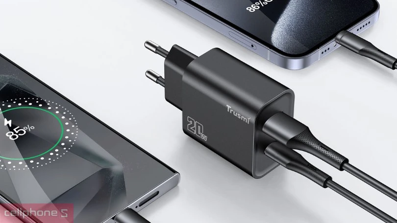 Công suất Củ sạc Trusmi CH11 1A1C 20W