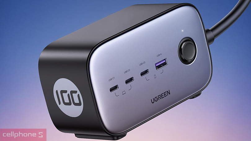 Ổ cắm điện đa năng UGREEN CD270 – Tích hợp 6 cổng đa năng