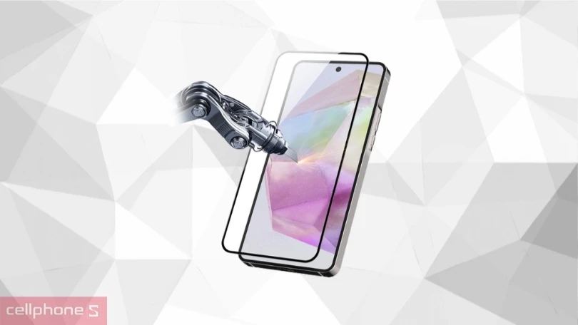 Độ cứng của kính cường lực Samsung Galaxy A36 Mocoll Full viền đen