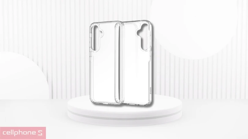 Ốp lưng Samsung Galaxy A35 ZAGG ESNTL Clear mỏng nhẹ, mặt lưng hạn chế bám vân tay