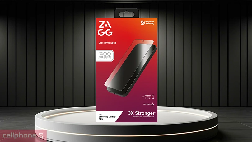 Chất lượng kính cường lực Samsung Galaxy S25 Plus Zagg Plus Edge Full