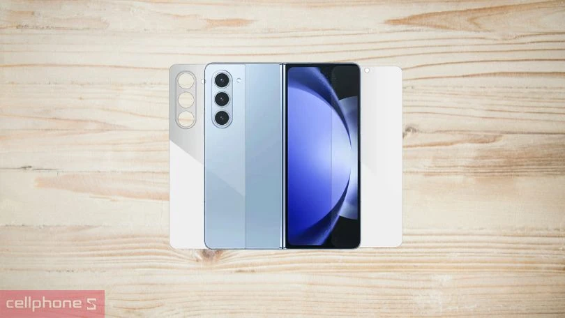 Dán PPF màn hình Samsung Galaxy Z Fold5 full lưng viền giữ thiết kế nguyên bản