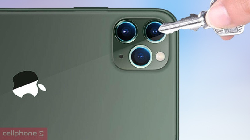 Miếng dán camera iPhone 14/14 Plus Jcpal viền màu