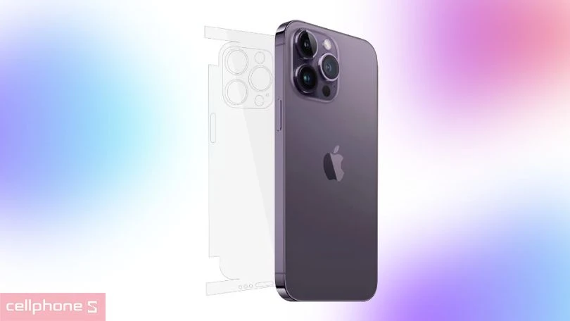 Dán màn hình iPhone 14 Pro Max PPF Nhám Full Viền mặt sau
