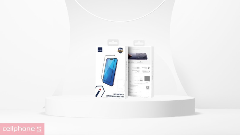 Thiết kế dán cường lực iPhone 15 Plus Wiwu HD Full