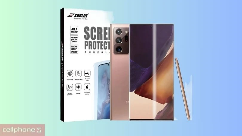 Miếng dán cường lực UV LOCA full màn hình điện thoại SAMSUNG 