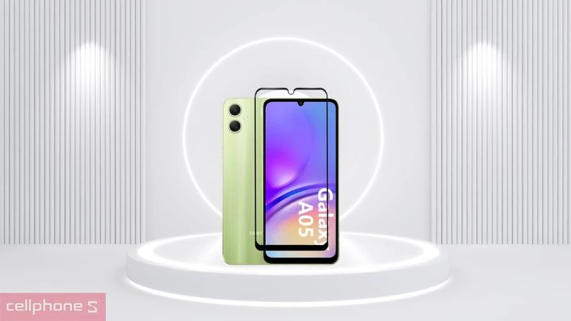 Kính cường lực Samsung Galaxy A05 chống va đập full màn