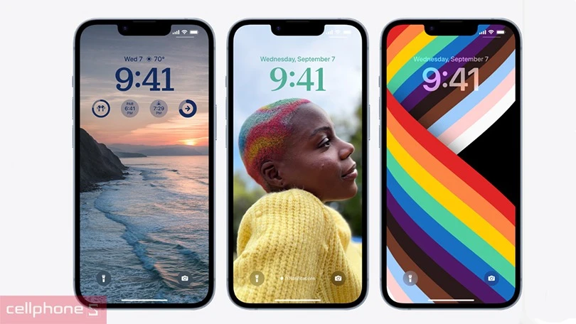 Kính cường lực iPhone 14/13/13 Pro Hoda khung trợ dán