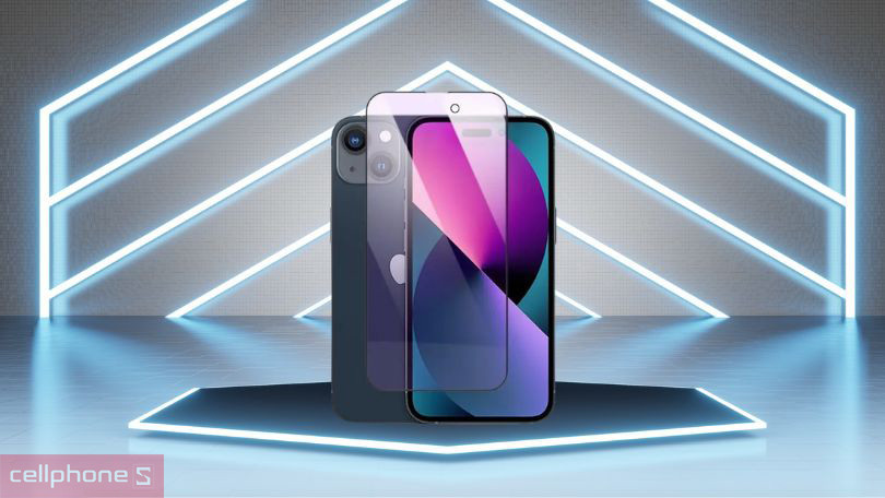 Kính cường lực Mocoll chống ánh sáng xanh cho iPhone 14 Pro Max