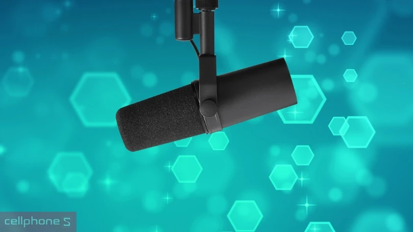 Microphone thu âm Shure MV7B - Hỗ trợ ghi âm chuyên nghiệp