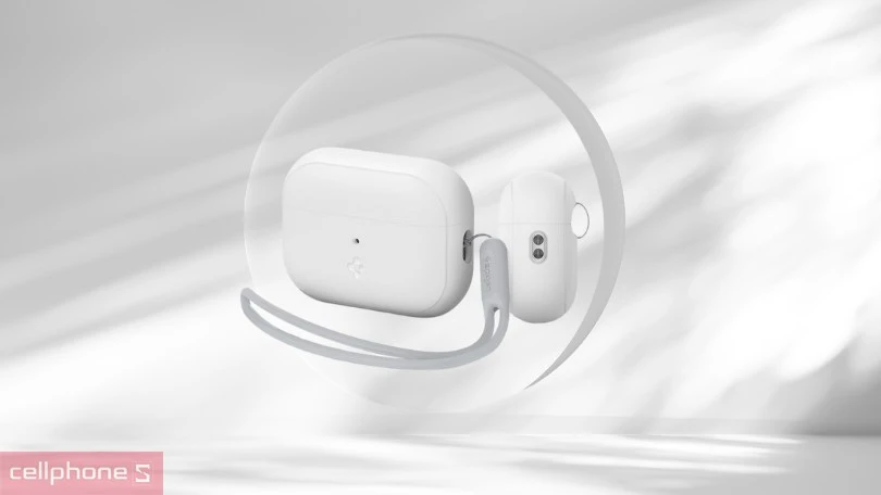 Thiết kế ốp Airpods Pro 2 Spigen Silicone Fit