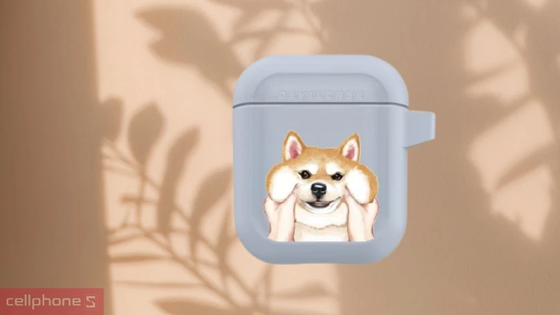 Đánh giá Hộp đựng tai nghe Airpods ½ Devilcase Gray in hình ngẫu nhiên
