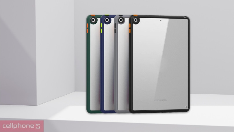 Ốp lưng iPad Gen 9/8/7 (10.2 inch) chống sốc Likgus viền màu
