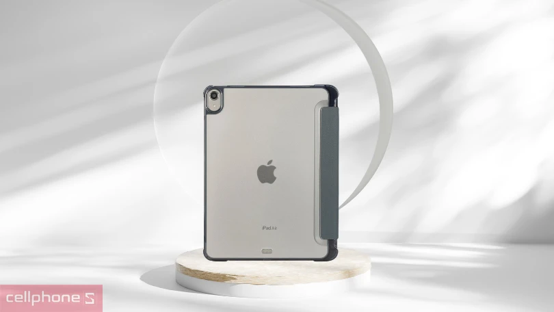 Bao da iPad Pro 11 2024 Tucano Satin chống sốc, chống bám bẩn, tích hợp ngăn đựng bút