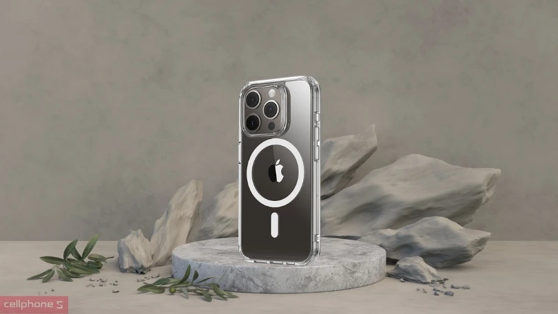 Ốp lưng iPhone 15 Pro ESR Classic Hybird Halo Lock – Trong suốt hoàn hảo