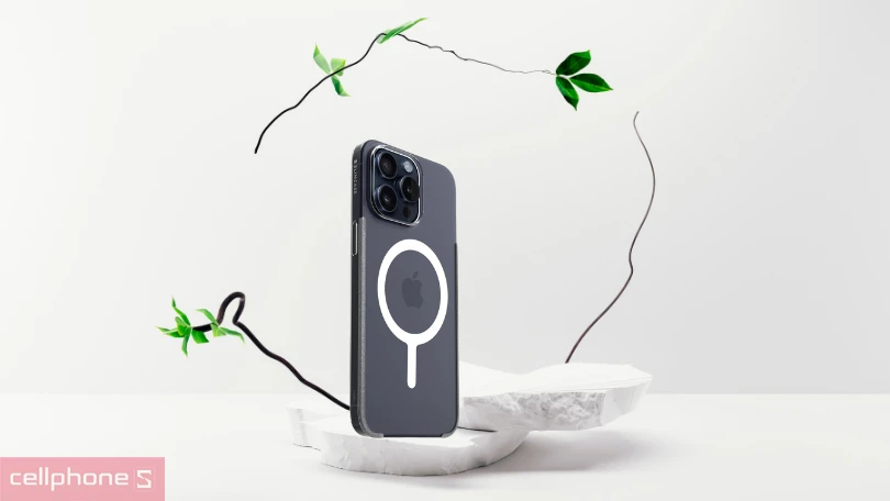 Ốp lưng iPhone 15 Pro Max Slimcase Unique With MagSafe trong – Chất lượng đỉnh cao