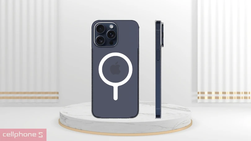 Ốp lưng iPhone 15 Pro Max Slimcase Unique With MagSafe trong – Chất lượng đỉnh cao