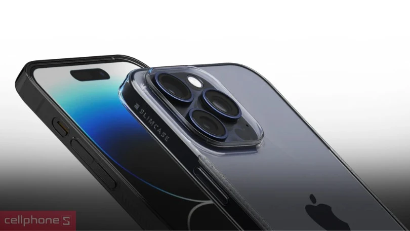 Ốp lưng iPhone 15 Slimcase Unique trong: SandBand chống trượt, hạn chế ố vàng