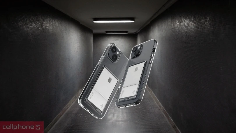 Ốp lưng iPhone 15 Spigen Crystal Slot Clear – Cao cấp, siêu bền bỉ