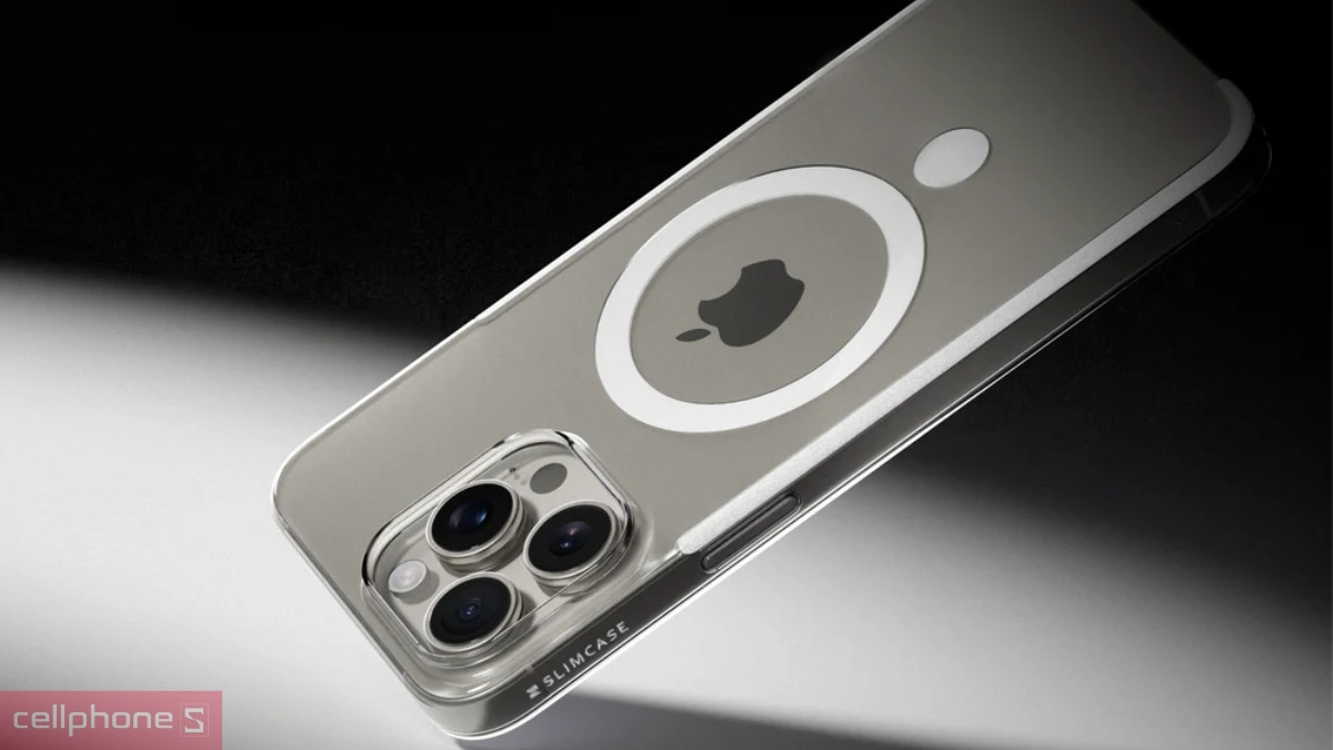 Ốp lưng iPhone 15 Pro Max Slimcase Unique 2 With Magsafe Clear - Siêu mỏng trong suốt, bảo vệ toàn diện