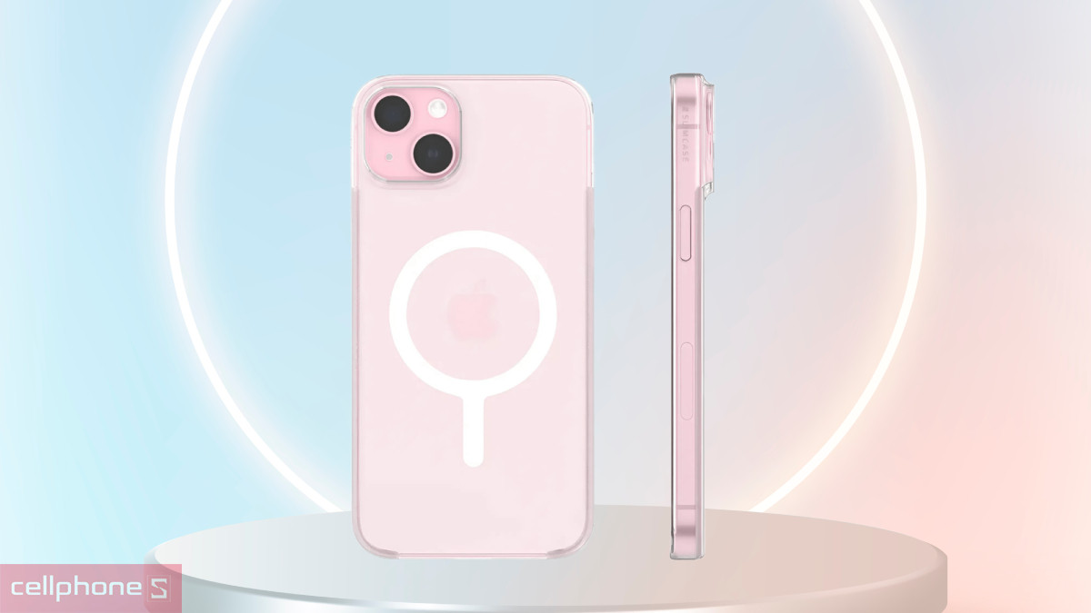 Ốp lưng iPhone 15 Slimcase Unique 2 With Magsafe Clear