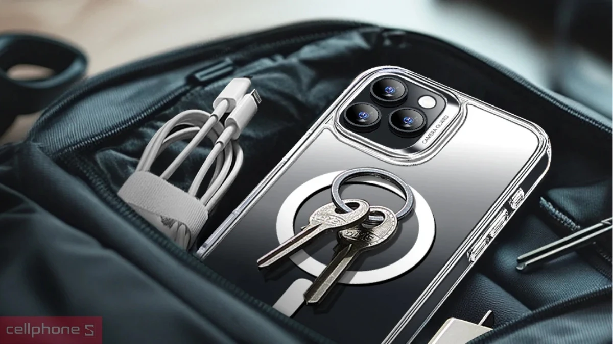 Tính năng Ốp lưng iPhone 16 Pro Max ESR Classic Hybrid Case Halolock Clear