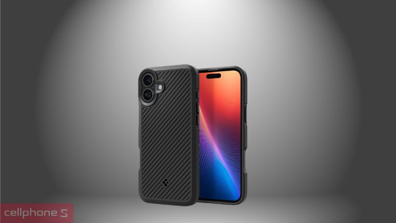 Thiết kế ốp lưng iPhone 16 Plus Spigen Core Armor Matte