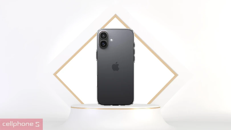 Ốp lưng iPhone 16 Plus Spigen Liquid Crystal Clear trong suốt - Chống sốc, trầy xước hiệu quả