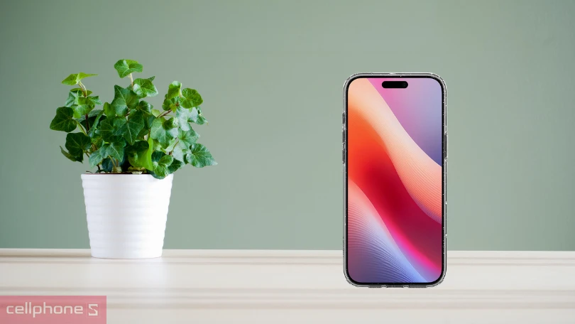 Ốp lưng iPhone 16 Pro Spigen Liquid Crystal Glitter lấp lánh, chống rơi Air Cushion