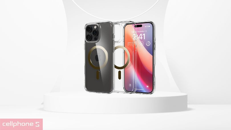 Thiết kế ốp lưng iPhone 16 Pro Spigen Ultra Hybrid With Magsafe