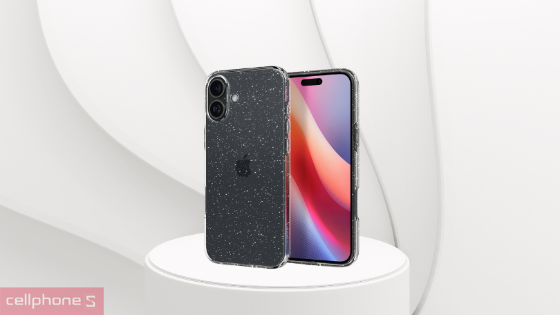 Ốp lưng iPhone 16 Liquid Crystal Glitter - Thiết kế bắt mắt, bảo vệ toàn diện