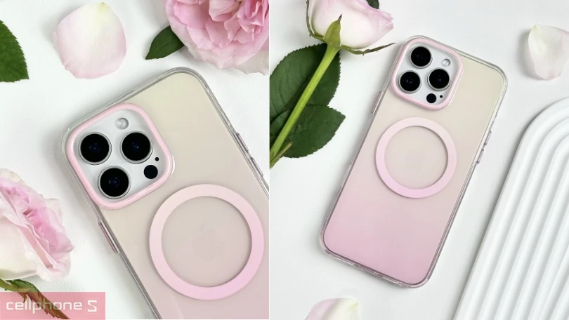 Thiết kế ốp lưng iPhone 16 Pro TGVIS Grace Neon