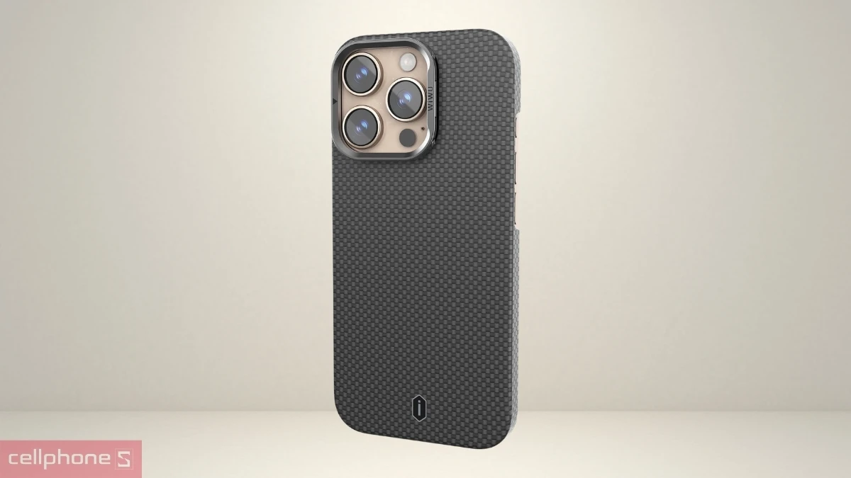 Ốp lưng iPhone 16 Pro Max Wiwu Aramid Armor DCC-208 - Sang trọng, bảo vệ toàn diện 
