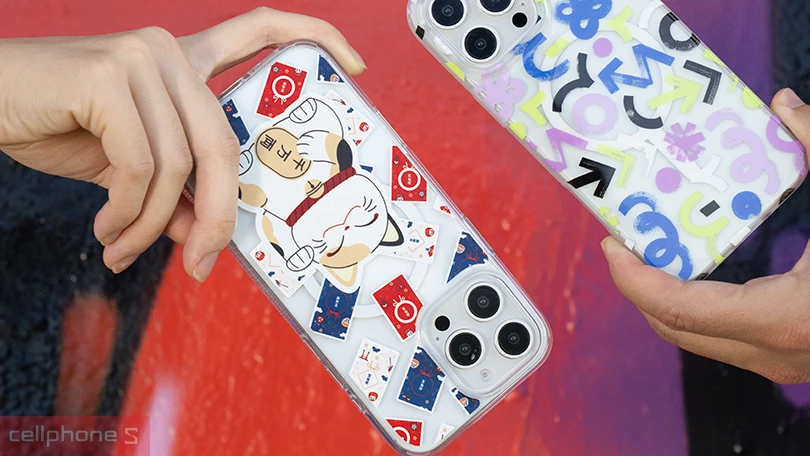 Thiết kế ốp lưng iPhone 16 Pro Max ZAGG Novelty MagSafe Neko