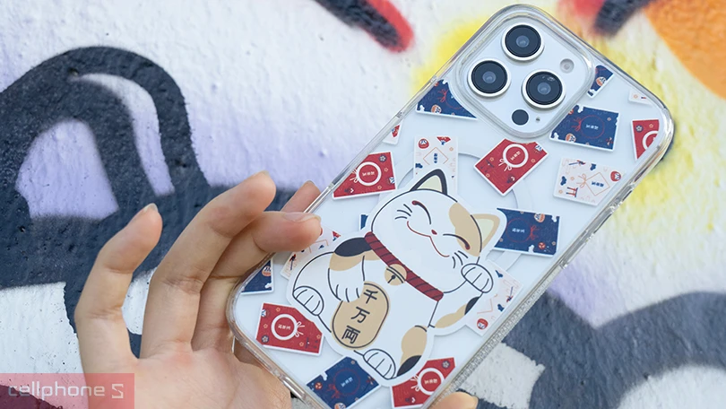 Chất lượng ốp lưng iPhone 16 Pro Max ZAGG Novelty MagSafe Neko