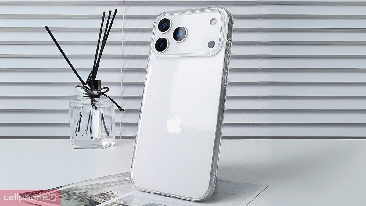 Ốp lưng iPhone 17 Pro Max Mipow Tempered Glass Transparent trong suốt – Hỗ trợ bảo vệ tối ưu 