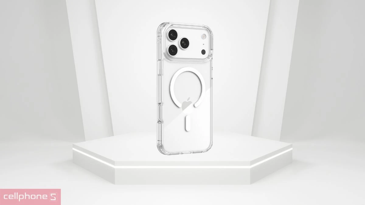 Ốp lưng iPhone 17 Pro Max Zagg Esntl With MagSafe Clear trong suốt - Bảo vệ toàn diện