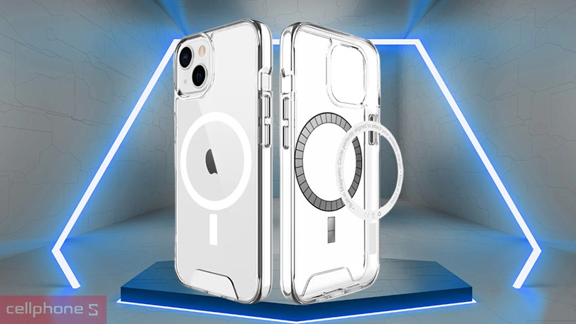 Ốp lưng iPhone 14 Jinya Crystal With MagSafe 