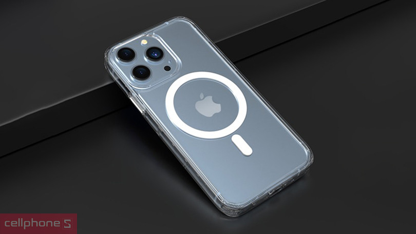 Ốp lưng iPhone 13/14 Rockrose Magcase Neo trong