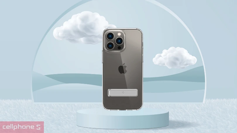 Ốp lưng iPhone 14 Pro Spigen Ultra Hybrid S Crystal Clear