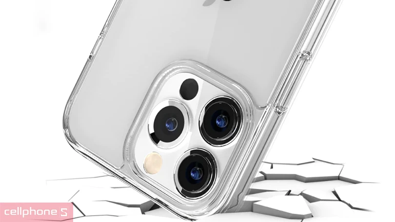 Ốp lưng iPhone 14 Pro Max Switcheasy Crush Transparent