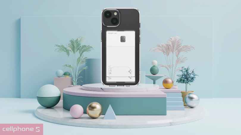 Đánh giá thiết kế Ốp lưng iPhone 14 Plus Spigen Ultra Crystal Slot Dual Crystal Clear 