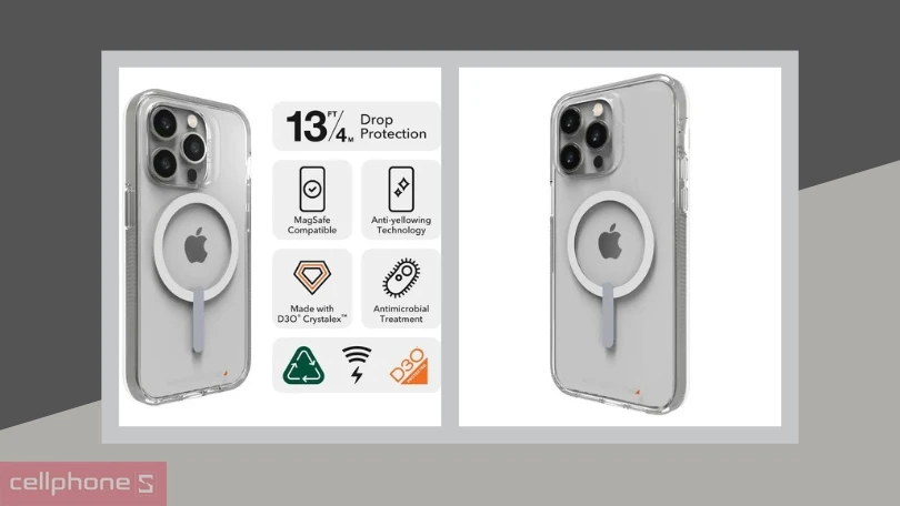 Apple iPhone 14 Plus Ốp Lưng Gear4 D30 Havana