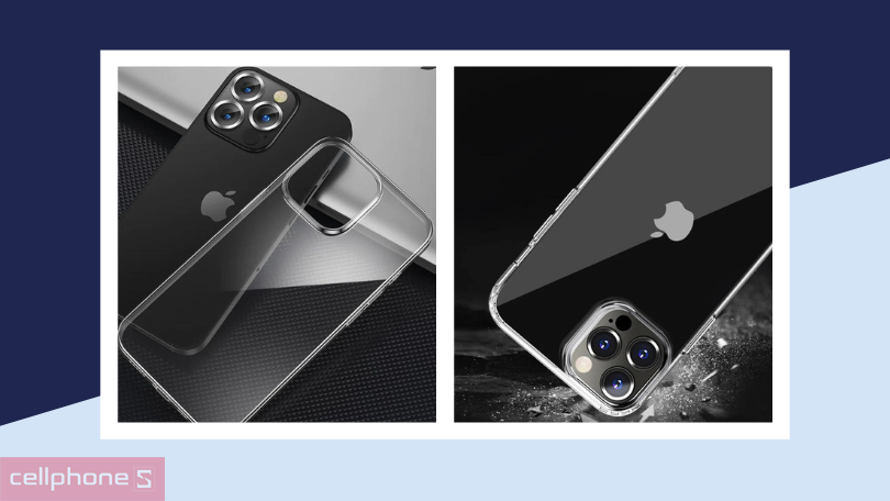 Ốp lưng iPhone 14 Plus Mipow Tempered Glass Transparent