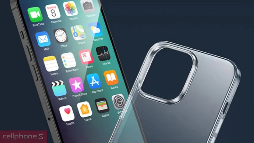 Ốp lưng iPhone 14 Pro Mipow Tempered Glass Transparent 